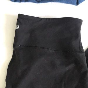 Size 8, Black Lululemon leggings